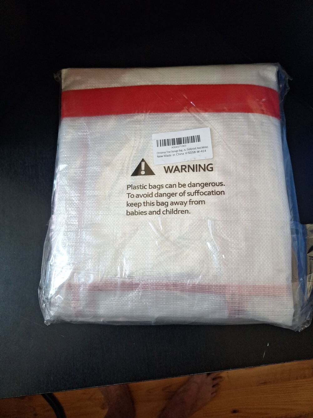 New Christmas Tree Storage Bag Dustproof Large Size Red and White